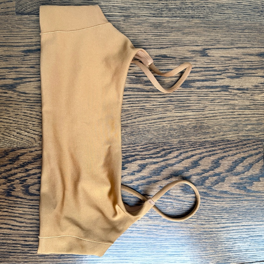 Left On Friday Pool Days Top in Tan Lines (Brown)